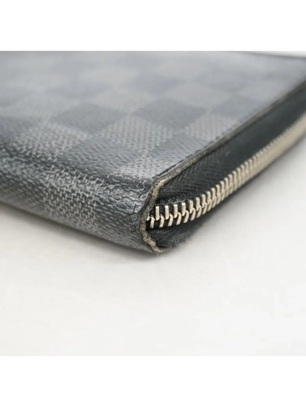 Louis Vuitton Wallet Damier Graphite Zippy Organizer Black Gray